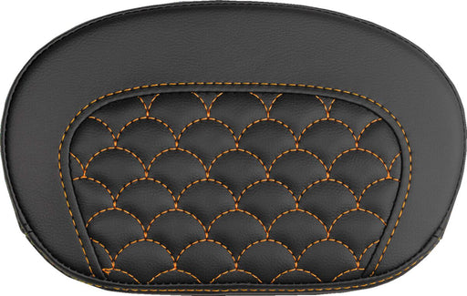 Saddlemen Mini Contour Sissy Bar Pad - Black,  Orange - 061020903
