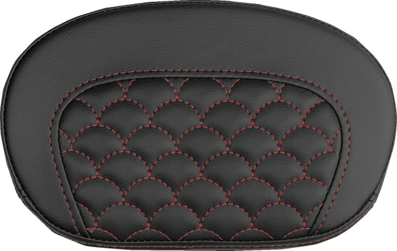 Saddlemen Mini Contour Sissy Bar Pad - Black,  Red - 061020904