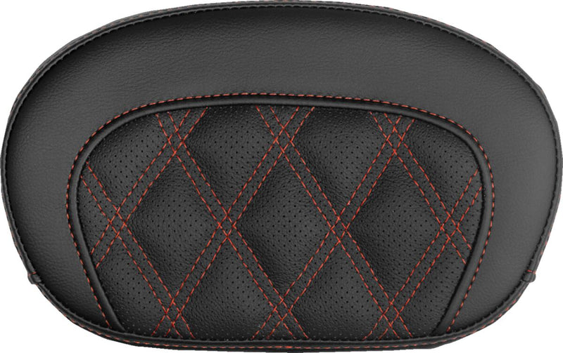 Saddlemen Mini Contour Sissy Bar Pad - Black,  Red - 061018404