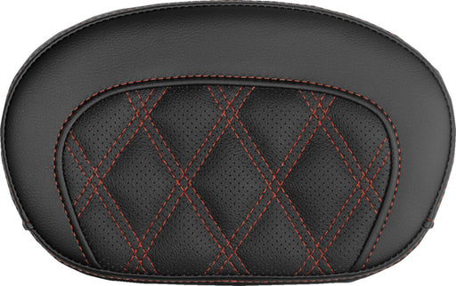 Saddlemen Mini Contour Sissy Bar Pad - Black,  Red - 061018404