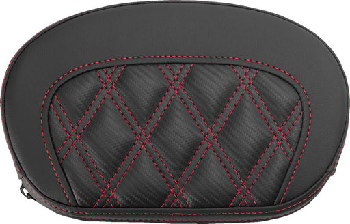 Saddlemen Mini Contour Sissy Bar Pad - Black,  Red - 061020704