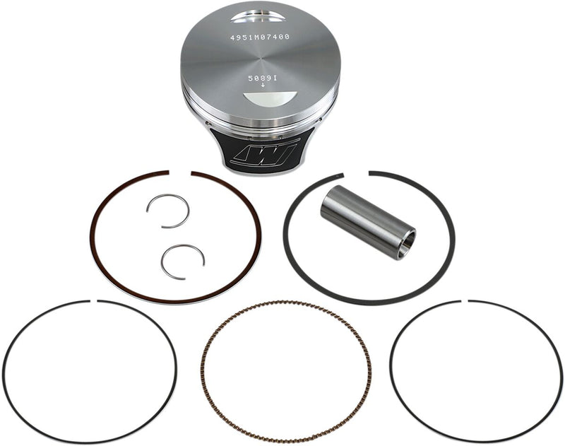 Wiseco Piston Kit Forged Series for 4-Stroke - 74,00 mm, 73,95 mm
