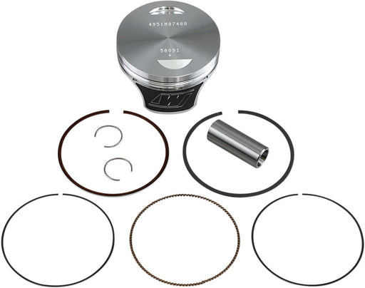 Wiseco Piston Kit Forged Series for 4-Stroke - 74,00 mm, 73,95 mm