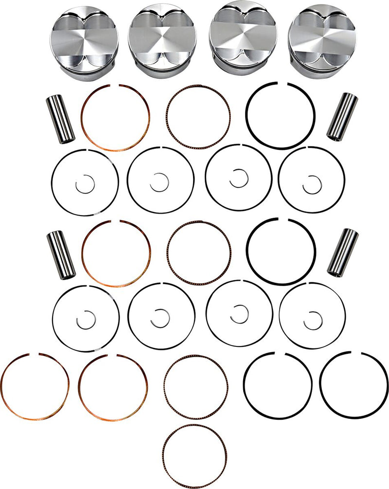 JE Pistons Piston Kit - JE Series, Round Forged Design - 84,00 mm