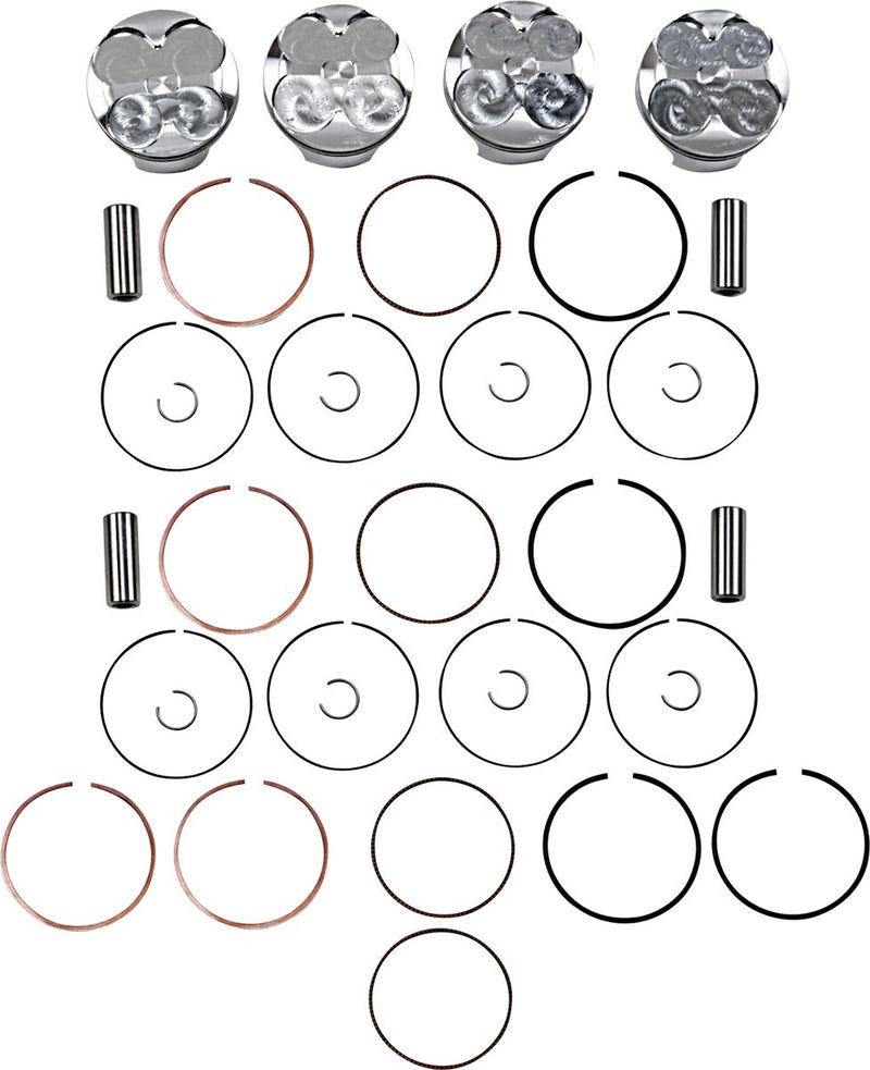 JE Pistons Piston Kit - JE Series, Forged Side Relief Design - 68,00 mm