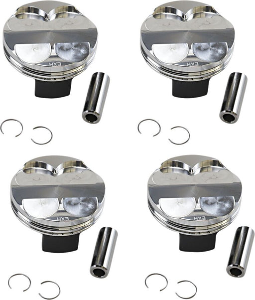 JE Pistons Piston Kit - JE Series, Forged Side Relief Design - 73,40 mm