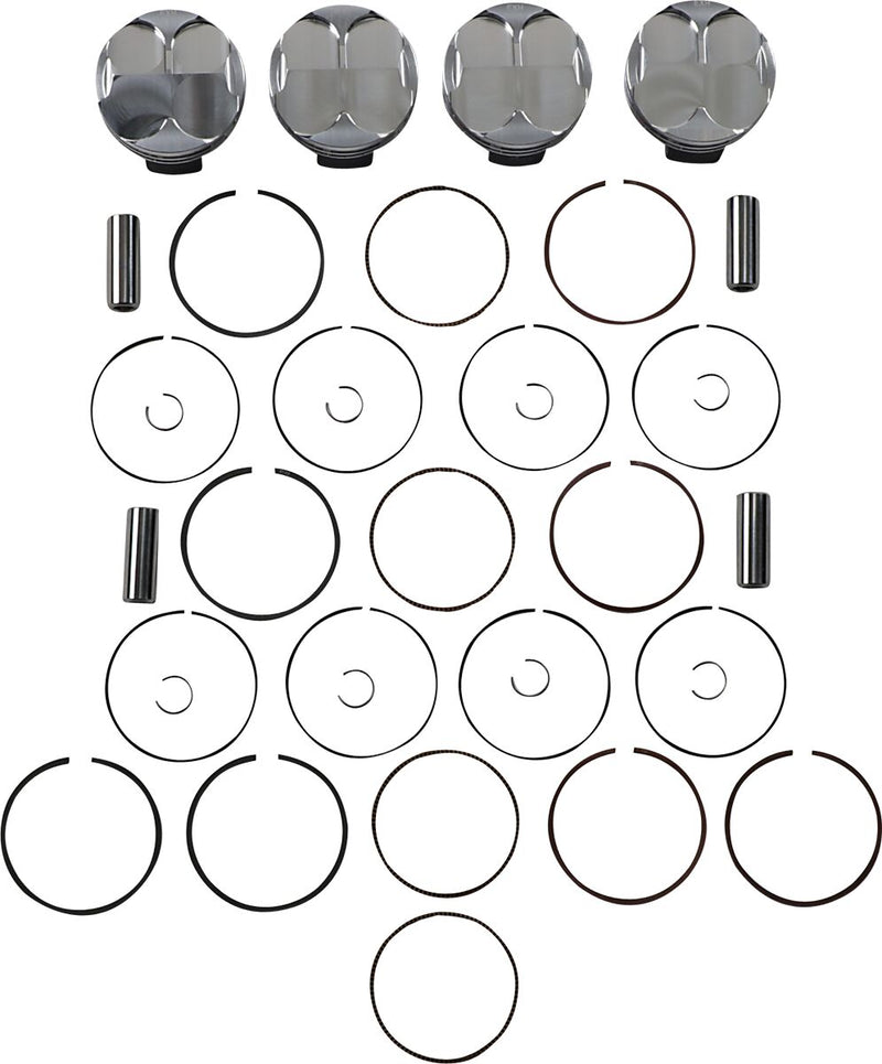 JE Pistons Piston Kit - JE Series, Forged Side Relief Design - 67,00 mm