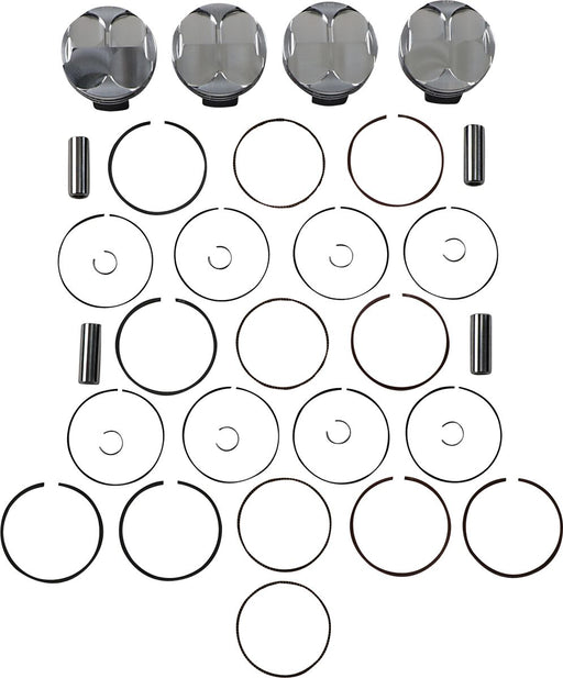 JE Pistons Piston Kit - JE Series, Forged Side Relief Design - 67,00 mm