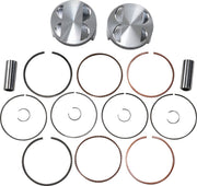 JE Pistons Piston Kit - JE Series, Forged Side Relief Design - 81,00 mm