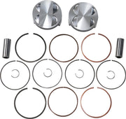 JE Pistons Piston Kit - JE Series, Forged Side Relief Design - 81,00 mm