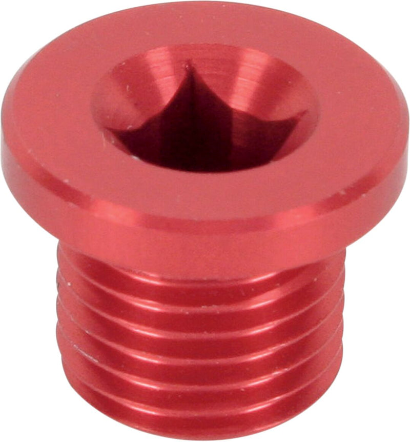 Moose Offroad Hard-parts Magnetic Drain Plug - Red - DP127