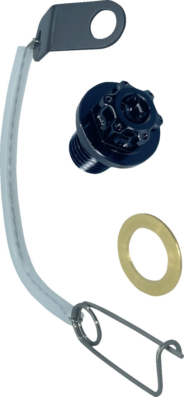 PSR Magnetic Oil Drain Plug - Black - 00-01946-22
