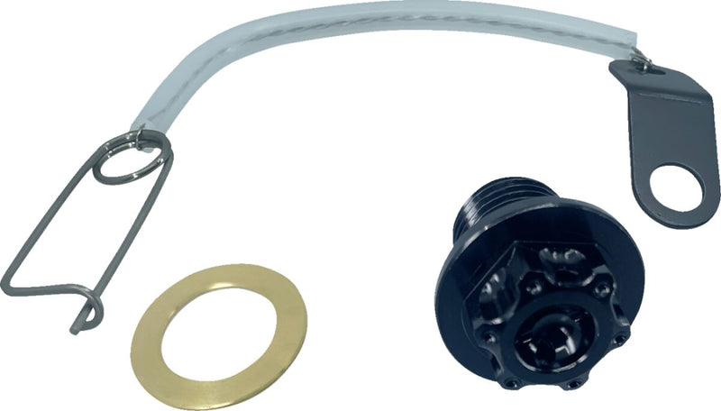 PSR Magnetic Oil Drain Plug - Black - 00-01949-22