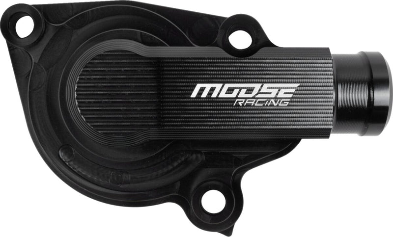 Moose Offroad Hard-parts Water Pump Cover - Black, Gloss