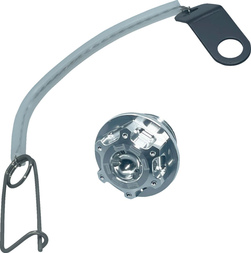 PSR Oil Filler Cap Kit - Anodised, Silver - 00-01313-21