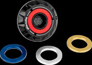 Gilles Tooling Oil Filler Cap - Anodised, Black - OFC-24-20