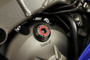 Gilles Tooling Oil Filler Cap - Anodised, Black - OFC-24-20