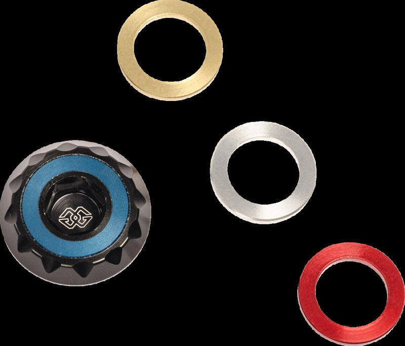 Gilles Tooling Oil Filler Cap - Anodised, Black - OFC-27-30