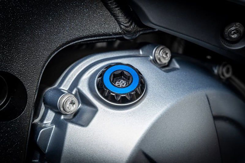 Gilles Tooling Oil Filler Cap - Anodised, Black - OFC-27-30