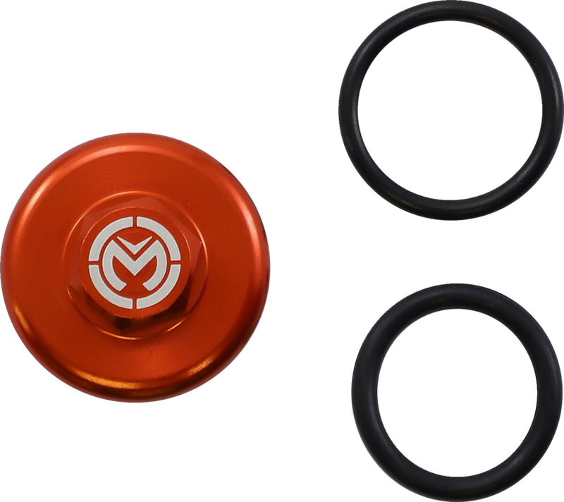 Moose Offroad Hard-parts Oil Cap Kit - Anodised, Orange