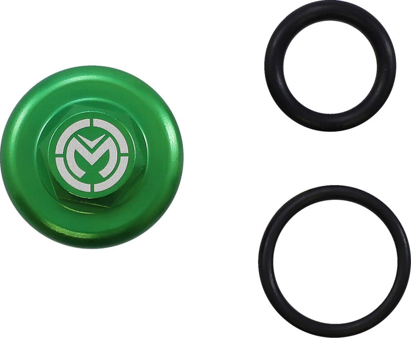 Moose Offroad Hard-parts Oil Cap - Anodised, Green