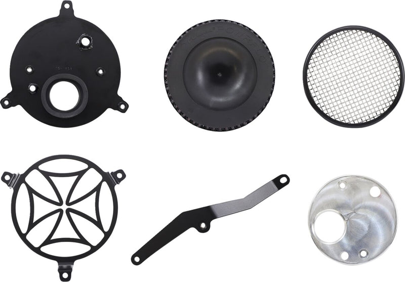 Cobra Air Cleaner Kit - Black - 06-0119-02B-SB
