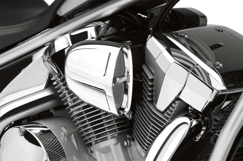Cobra Air Cleaner Kit - Powrflo - Chrome - 06-0137-SB