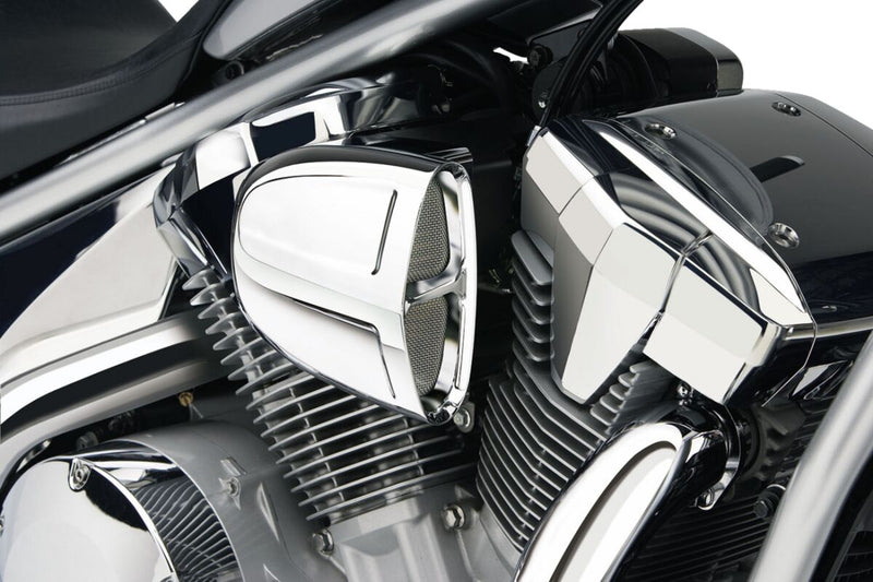 Cobra Air Cleaner Kit - Powrflo - Chrome - 06-0225-SB