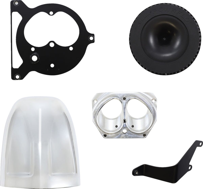 Cobra Air Cleaner Kit - Powrflo - Chrome - 06-0245-SB
