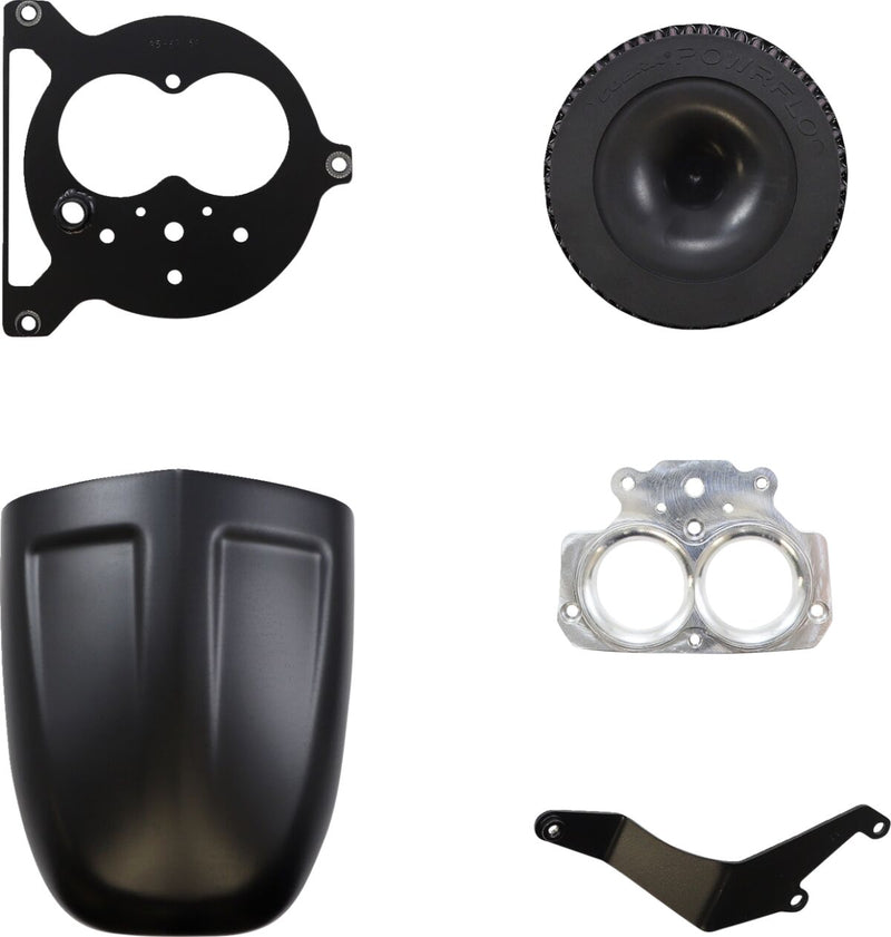 Cobra Air Cleaner Kit - Powrflo - Black - 06-0270B-SB