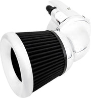Arlen Ness Velocity 90° Air Cleaner Kit for Indian - Black,  Chrome