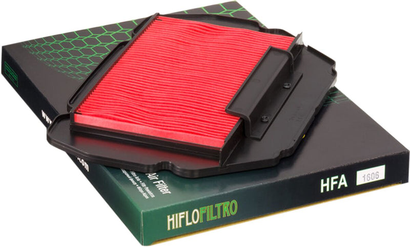 Hiflofiltro Replacement OE Air Filter for Honda - Black, Red - HFA1606