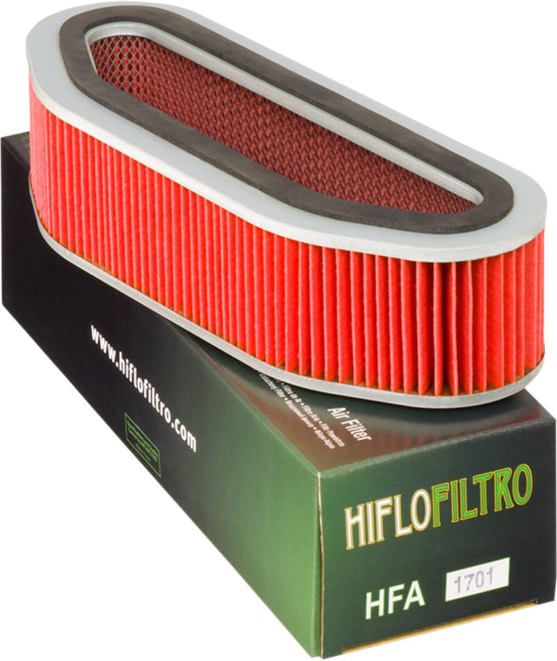 Hiflofiltro Replacement OE Air Filter for Honda - Red, Silver - HFA1701