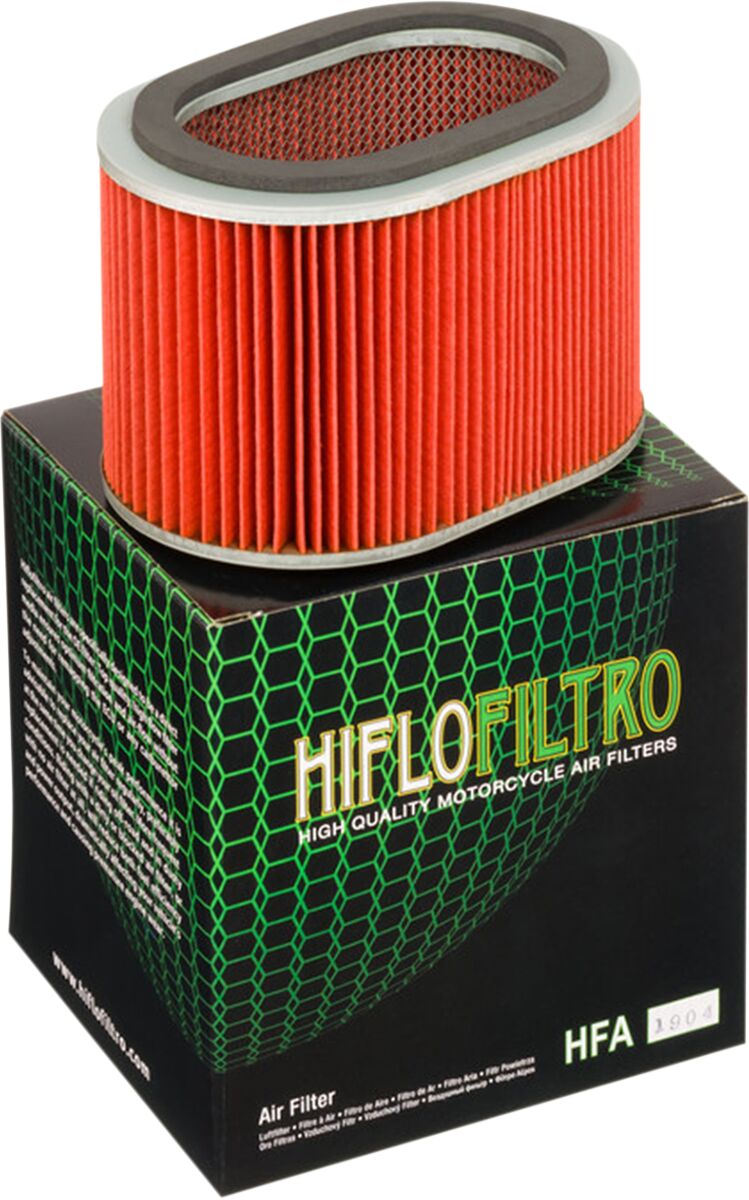 Hiflofiltro Replacement OE Air Filter for Honda - Red, Silver - HFA1904