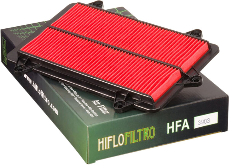 Hiflofiltro Replacement OE Air Filter - Black, Red - HFA3903