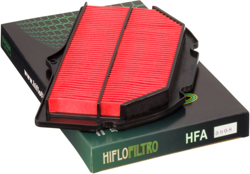 Hiflofiltro Replacement OE Air Filter - Black, Red - HFA3908