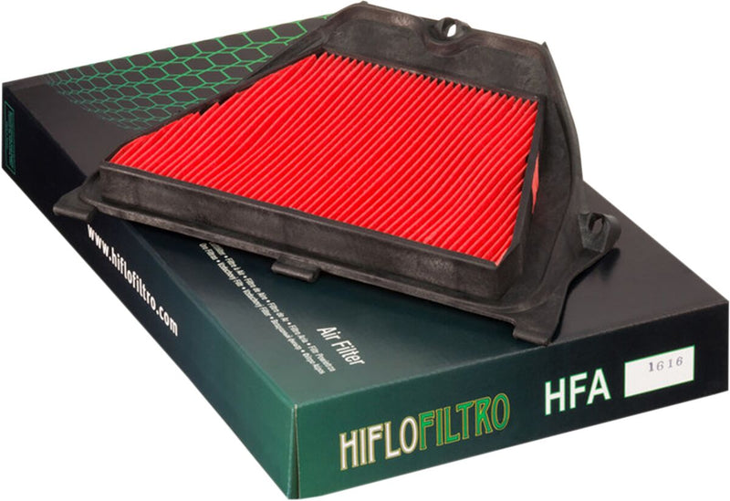Hiflofiltro Replacement OE Air Filter for Honda - Black, Red - HFA1616