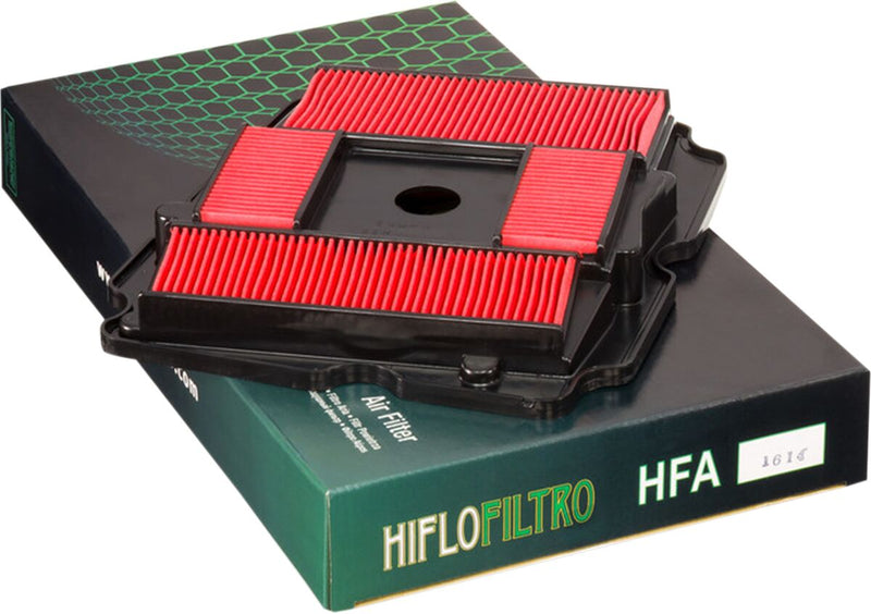 Hiflofiltro Replacement OE Air Filter for Honda - Black, Red - HFA1614