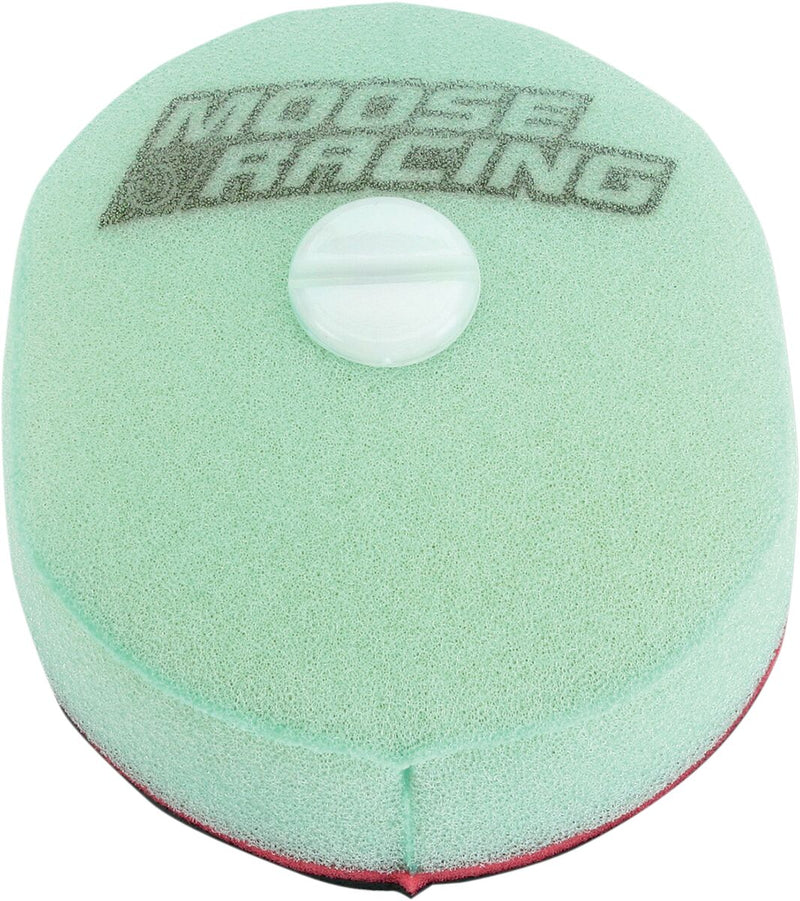 Moose Offroad Hard-parts Precision Pre-Oiled Air Filter - Green, Red - P1-50-04
