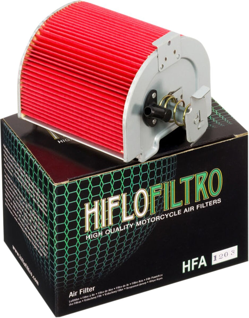 Hiflofiltro Replacement OE Air Filter for Honda - Red, Silver - HFA1203