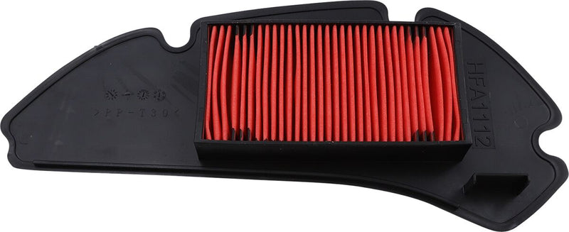 Hiflofiltro Scooter Air Filter - Black, Red - HFA1112