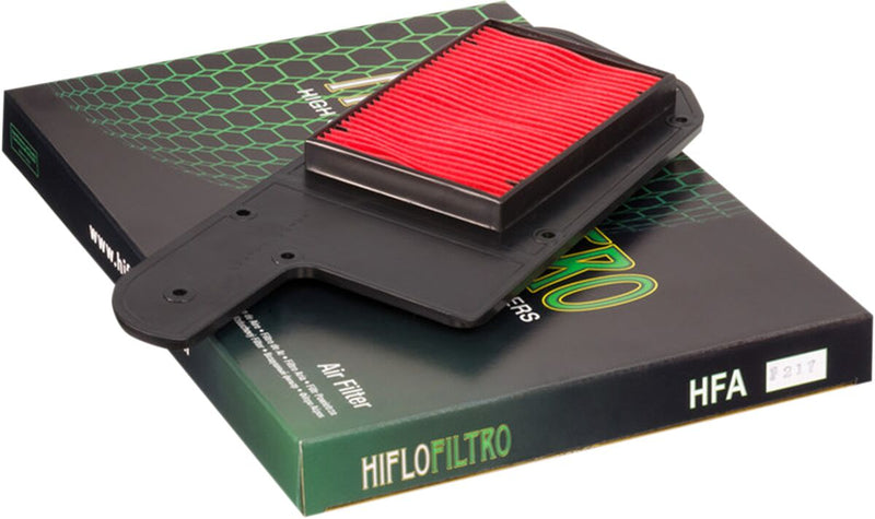Hiflofiltro Replacement OE Air Filter for Honda - Black, Red - HFA1211