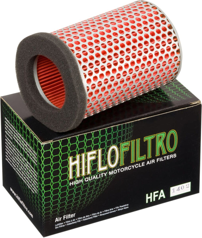 Hiflofiltro Replacement OE Air Filter for Honda - Red, Silver - HFA1402