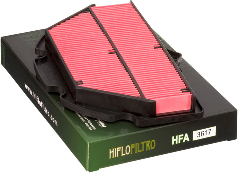 Hiflofiltro Replacement OE Air Filter - Black, Red - HFA3617