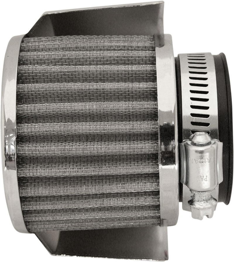 EMGO Clamp-On Pod Air Filter - Pod,  Universal - Chrome,  Grey