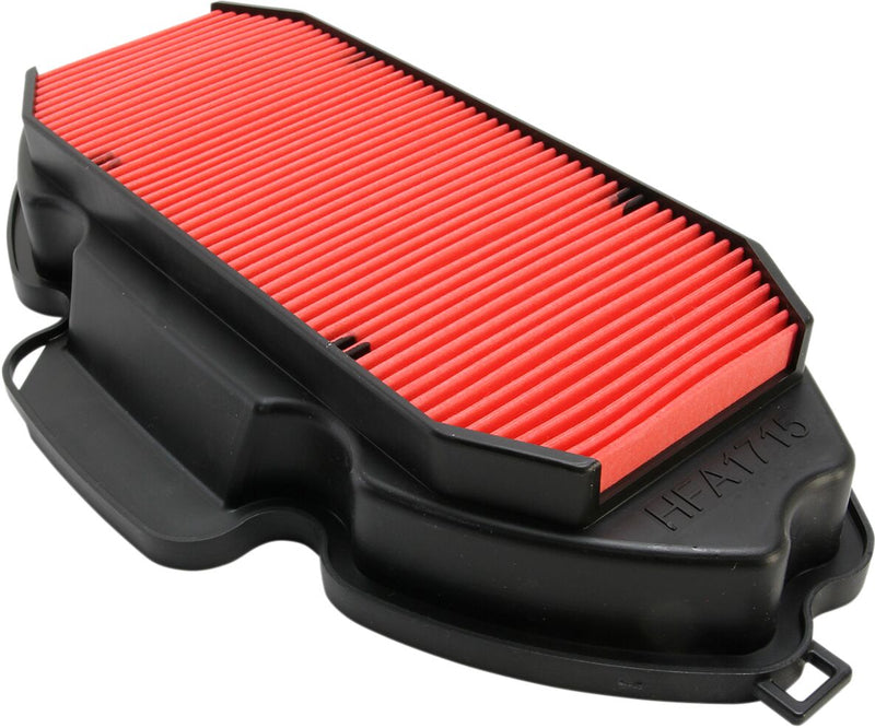Hiflofiltro Scooter Air Filter - Black, Red - HFA1715