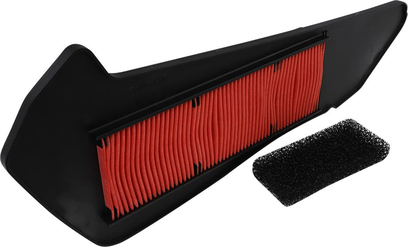 Hiflofiltro Scooter Air Filter - Black, Red - HFA4301