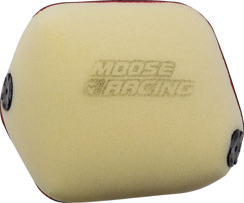 Moose Offroad Hard-parts Air Filter - Dry Air, Black, Off-White