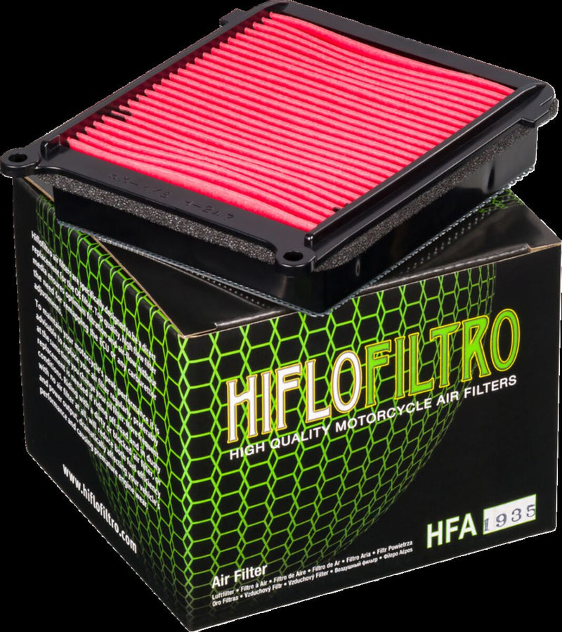 Hiflofiltro OEM Replacement Air Filter - Black, Red - HFA1935