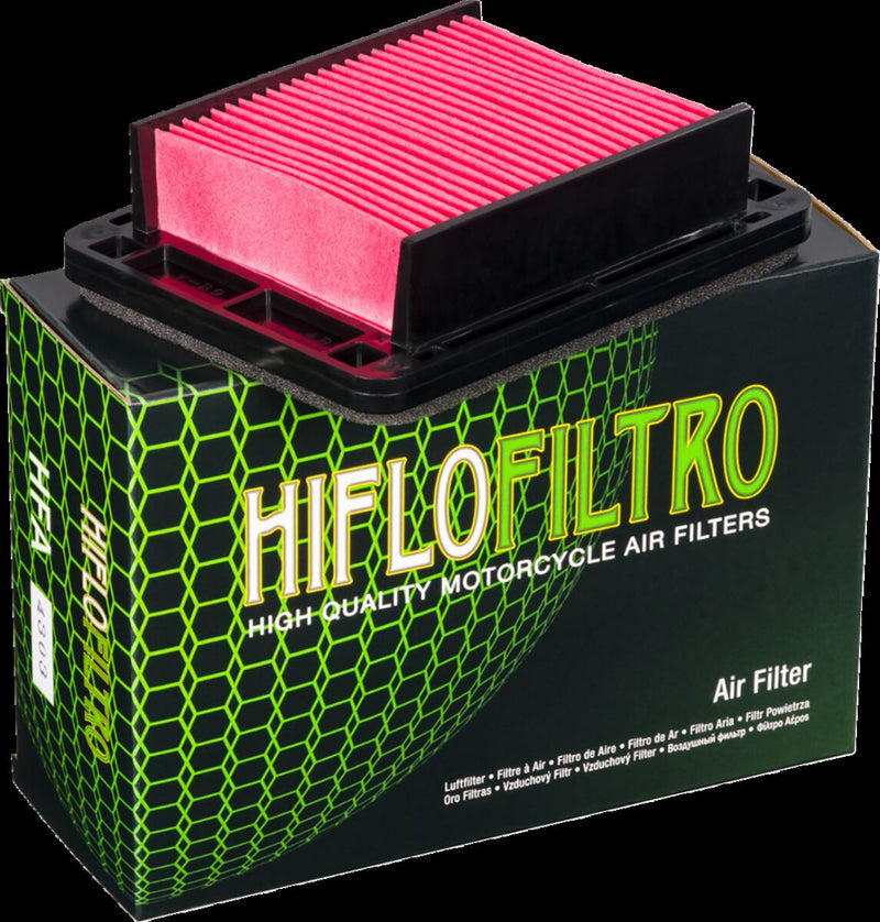Hiflofiltro OEM Replacement Air Filter - Black, Red - HFA4303